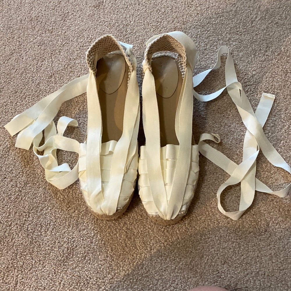 Es Par Ta Ribbon Espadrilles. Hand made.